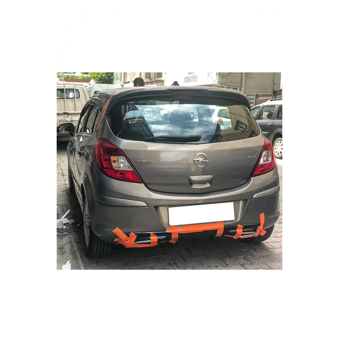 Opel Corsa D 2006-2014 Egzoz Görünümlü Difüzör (PLASTİK)