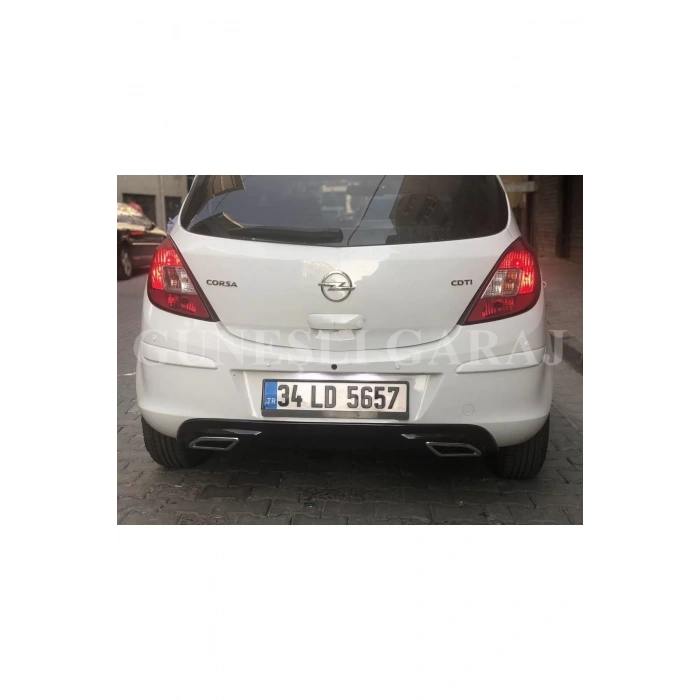 Opel Corsa D Egzoz Görünümlü Difüzör (PLASTİK)
