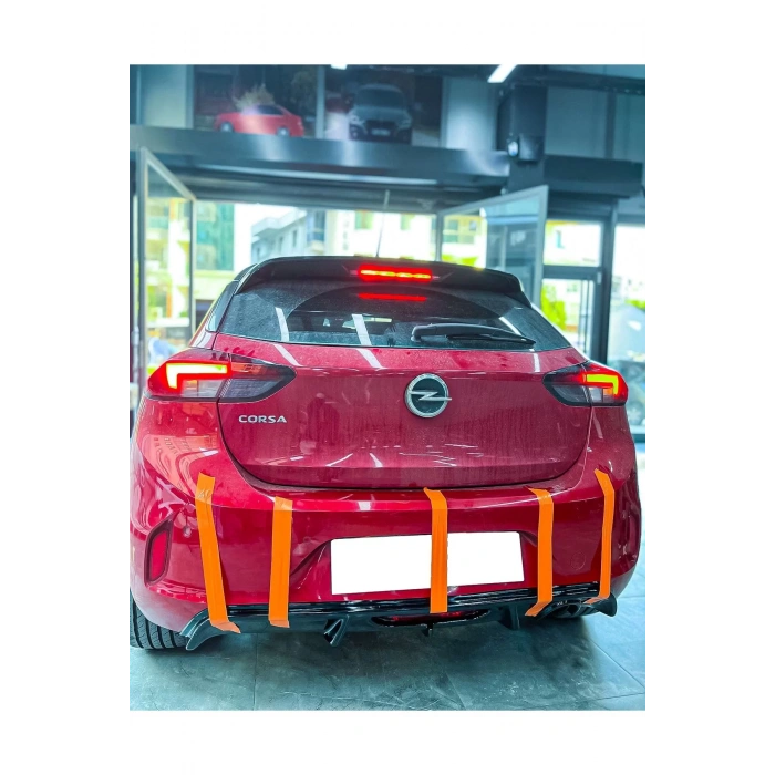 Opel Corsa F Difüzör Parlak Siyah (plastik) Uyumlu