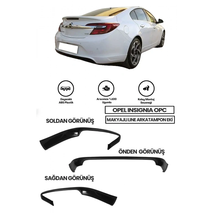 Opel Insignia Opc Line Arka Ek (plastik)