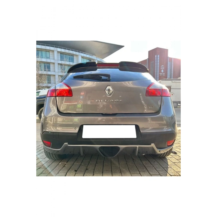 Renault Megane 3 Rs Uyumlu Egzoz Görünümlü Difüzör Coupe Plastik