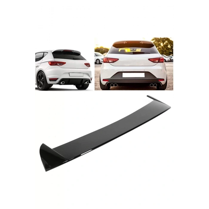 Seat Leon Fr Mk3 2013-2019 Uyumlu Plastik Boyasız Spoiler