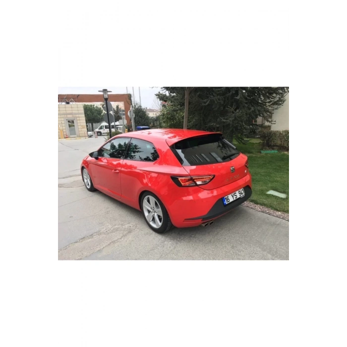 Seat Leon Mk3 Spoiler Çıtası / Arka Cam Çıtası Siyah Boyalı