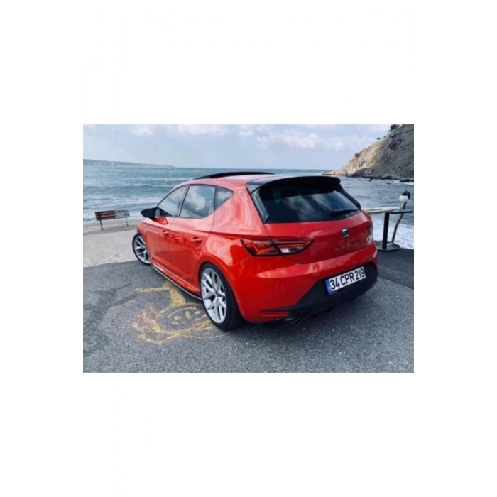 Seat Leon Mk3 Yan Marşpiyel Altı Lip Plastik Piano Black (ÇİFT)