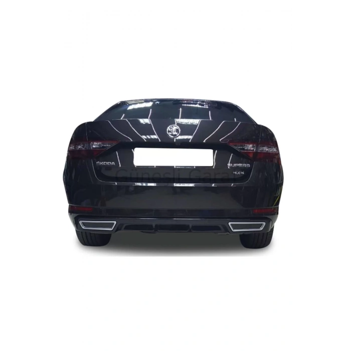 Skoda Superb Egzoz Görünümlü Difüzör (PLASTİK)