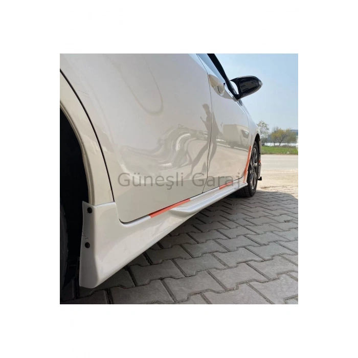 Toyota Corolla Custom Yan Marşpiyel (ÇİFT) (PLASTİK)