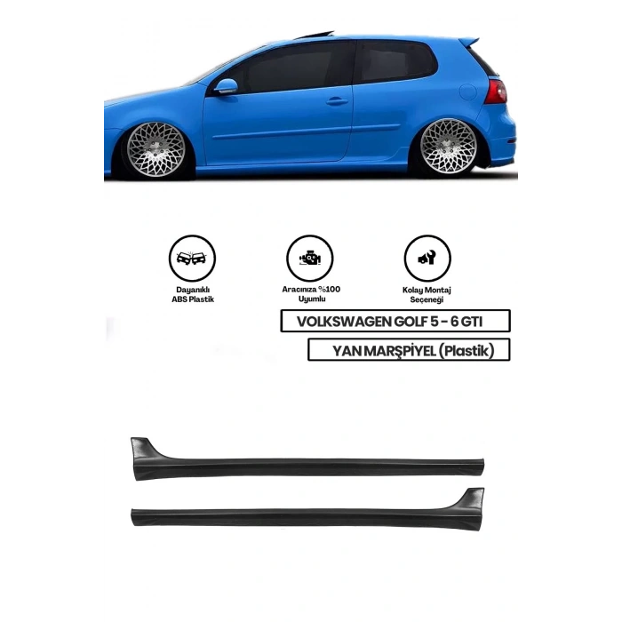 Volkswagen Golf 5 Gtı Yan Marşpiyel (ÇİFT) (PLASTİK)