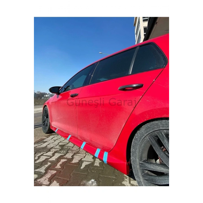 Volkswagen Golf 7 Aero Yan Marşpiyel (ÇİFT) (PLASTİK)