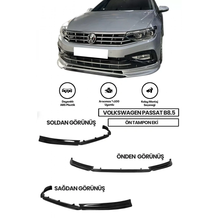Volkswagen Passat Uyumlu B8.5 Ön Ek (plastik)