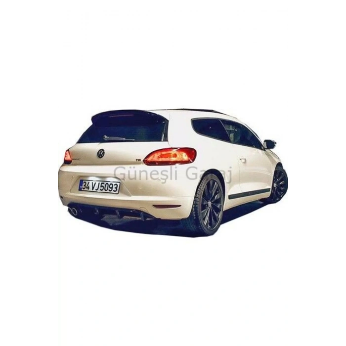 Volkswagen Scirocco Makyajsız Tek Çıkış Difüzör (PLASTİK)