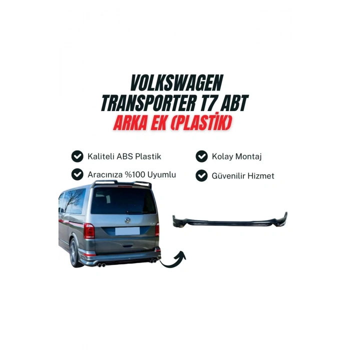 Volkswagen Transporter T7 Abt Arka Ek (PLASTİK)