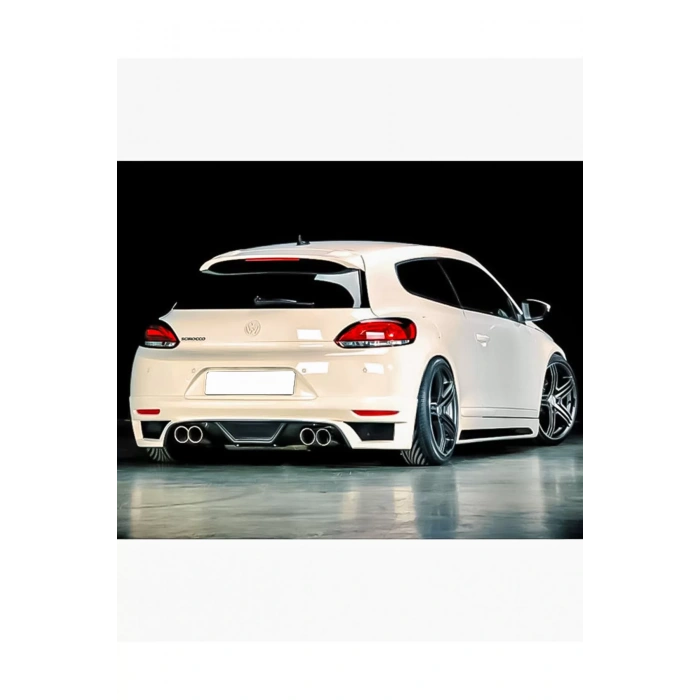 Volswagen Scirocco Uyumlu Makyajsız Rieger Arka Ek (plastik)