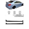 Honda Civic Fb7 Uyumlu Custom Yan Marşpiyel (plastik)