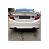 Honda Civic Fb7 Uyumlu Egzoz Görünümlü Difüzör (plastik)