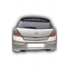 Opel Astra H OPC Line Uyumlu Arka Ek Mat Siyah Plastik 2004-2012