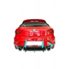 Seat Leon Mk3 2012-2020 Parlak Siyah Plastik Aero Arka Tampon Orta Flapları