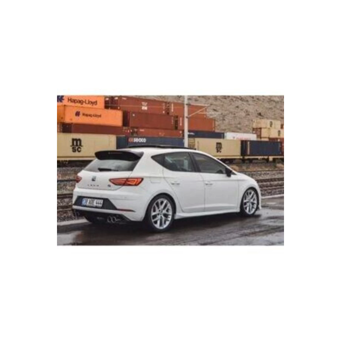 Seat Leon Mk3 2013 Sonrası Spoyler Spoiler Parlak Siyah Boyalı Abs Plastik