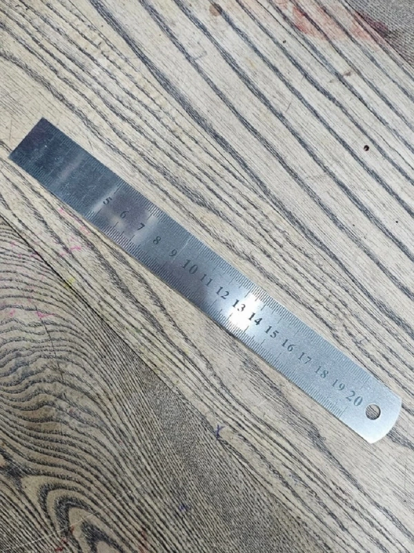 20 cm Paslanmaz Çelik Cetvel