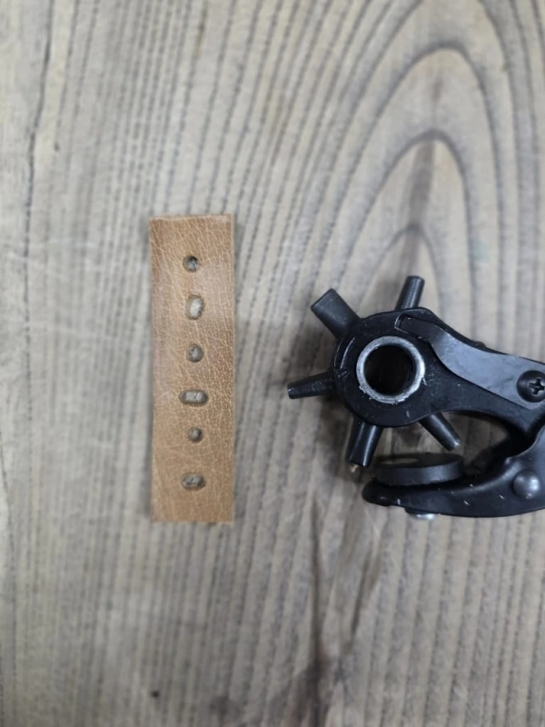 Çarklı Zımba-Kemer Delme Pense 6 Farklı Uç (Oval-Yuvarlak)