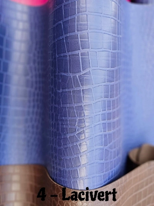 Mikro Timsah (Croco) Baskılı Vaketa Deri (1m-1.2mm)