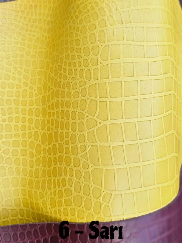 Mikro Timsah (Croco) Baskılı Vaketa Deri (1m-1.2mm)