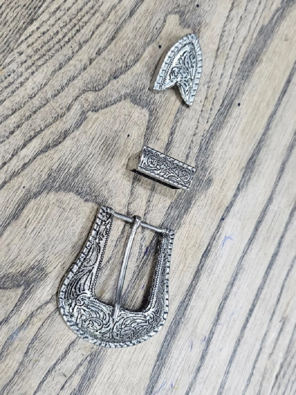 Süslü Nikel Kemer Tokası (24mm)