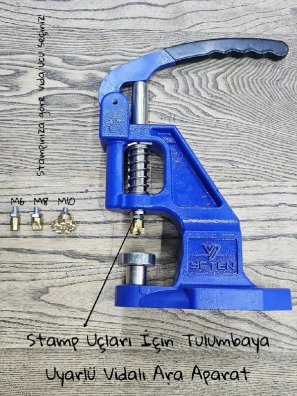 Stamp Uçları İçin Tulumbaya Uyarlı Vidalı Ara Aparat