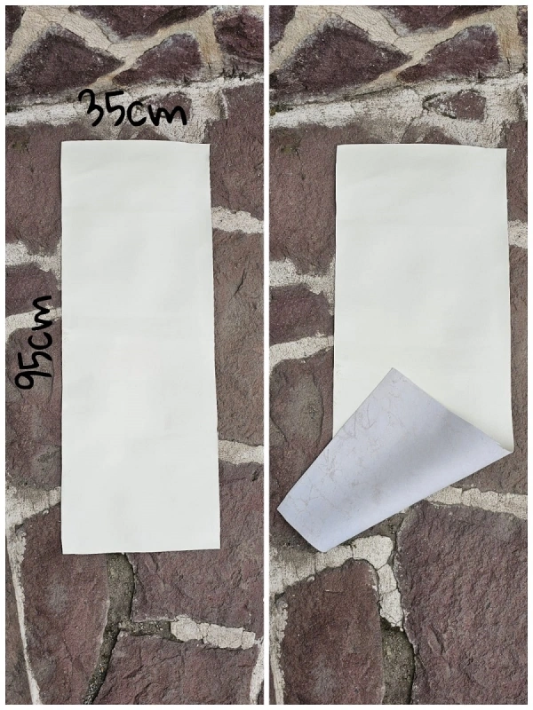 Floter Baskı Beyaz Vidala Deri