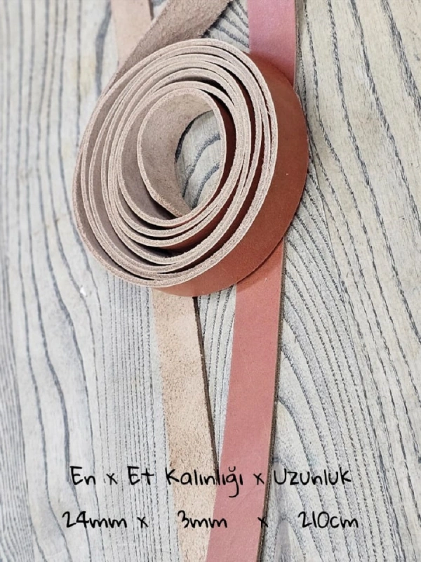 Şerit Konyak Renk 2.5cm - Çanta Sapı