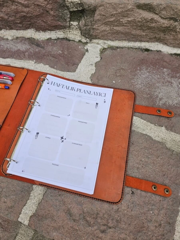 Deri AJN102 Ajanda Sablonu