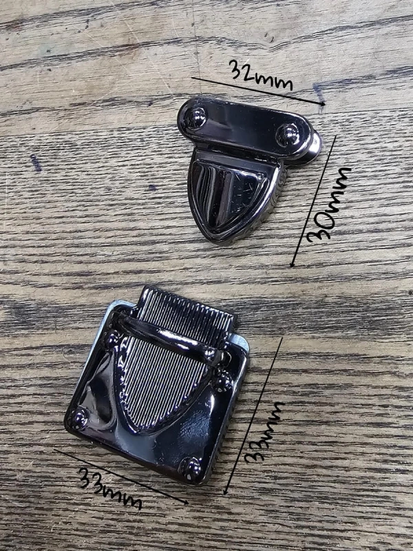 Çanta Kilit Antrasit Noktalı