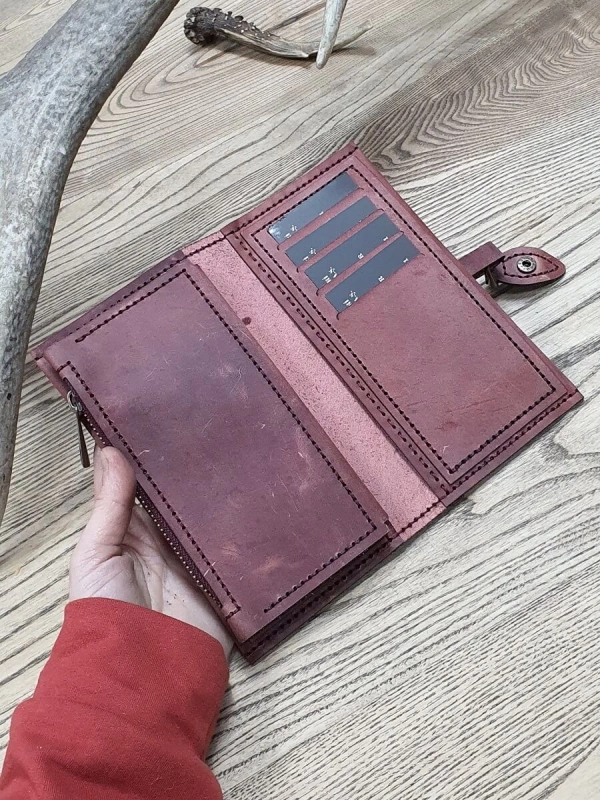 BC-206 Ahşap Bayan Cüzdan Şablonu