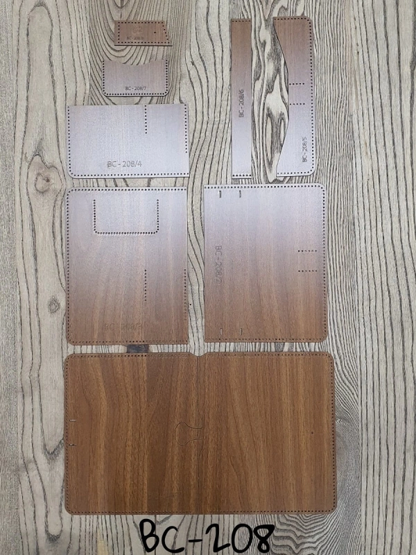 BC-208 Ahşap Ajanda Şablon