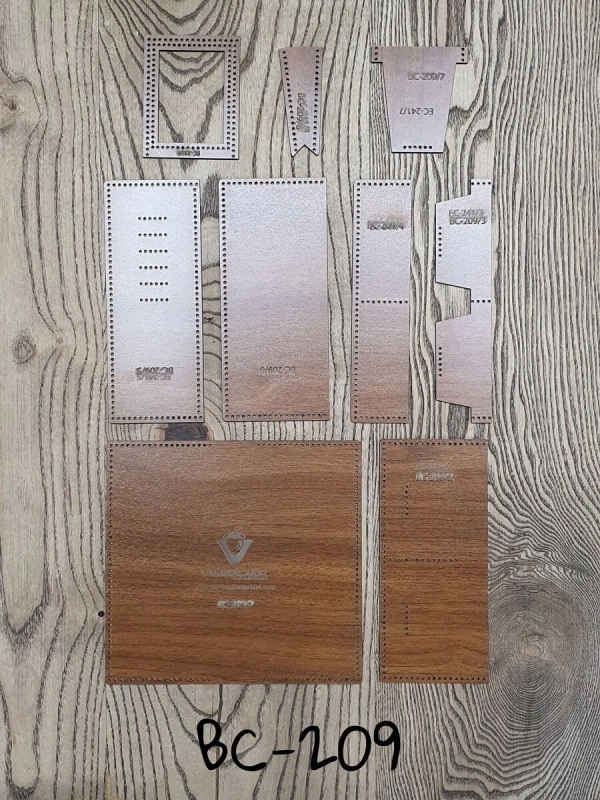 BC-209 Ahşap Bayan Cüzdan Şablonu