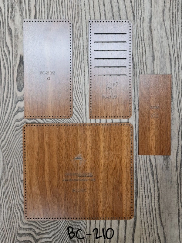 BC-210 Ahşap Cüzdan Şablonu