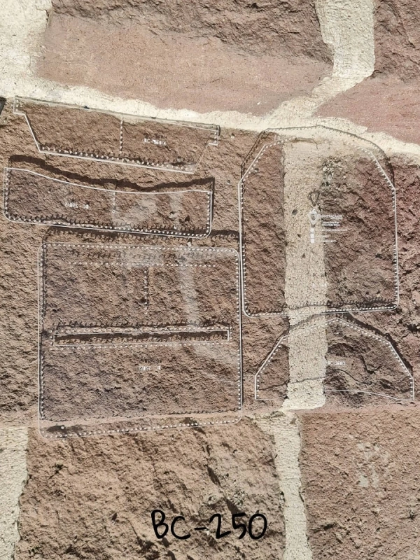 BC-250 PleksiGlass Bayan Cüzdan Şablonu