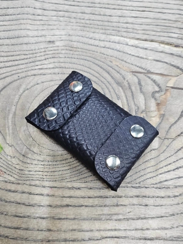 Deri BC270 Bozuk Para Cüzdan Sablon