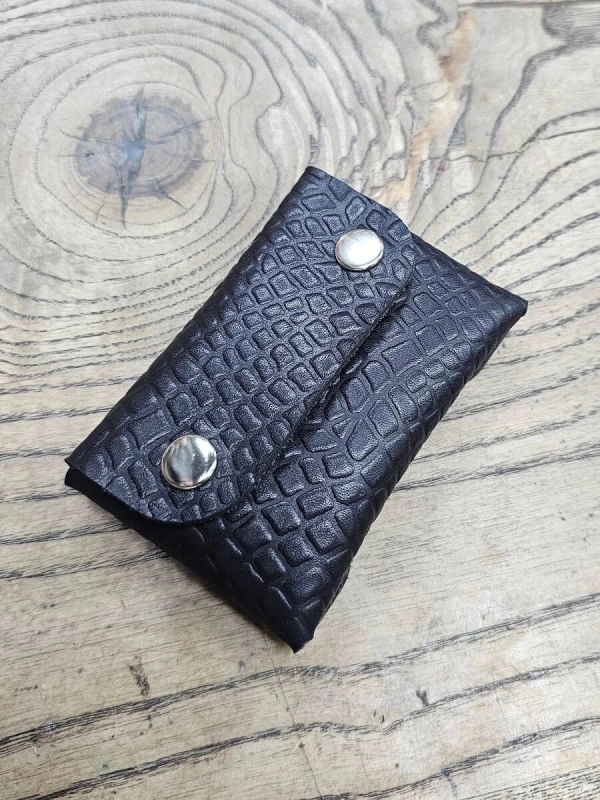 Deri BC270 Bozuk Para Cüzdan Sablon