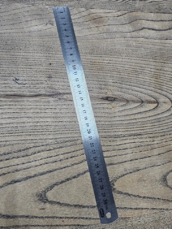 Çelik Cetvel MAS 30cm Kalın