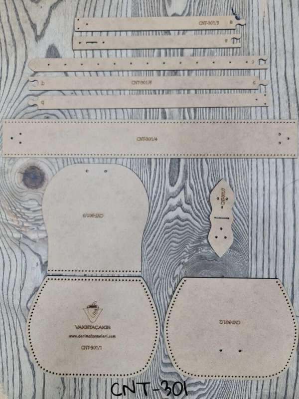 CNT-301 Ahşap Çanta Şablonu