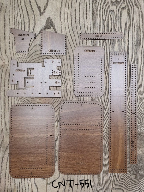 CNT-551 Ahşap Çanta Şablonu