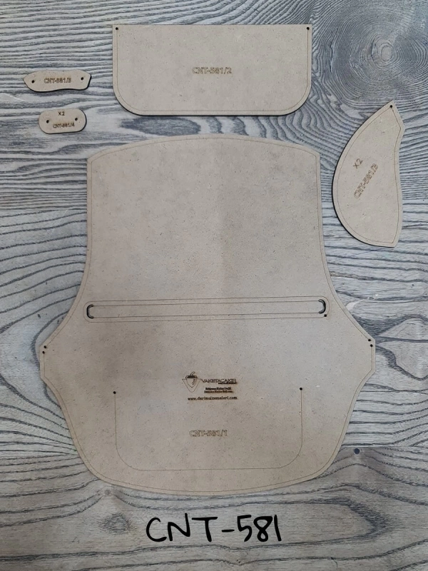 CNT-581 Ahşap Çanta Şablonu