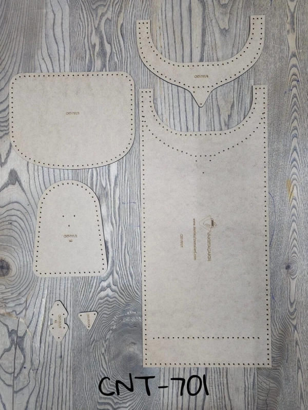 Deri CNT701 Canta Sablonu (BAVUL)