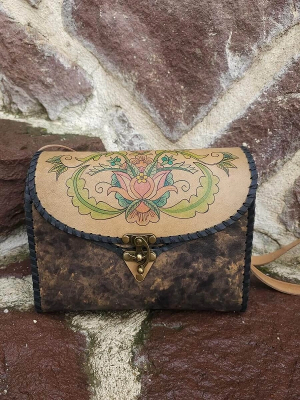 Deri CNT701 Canta Sablonu (BAVUL)