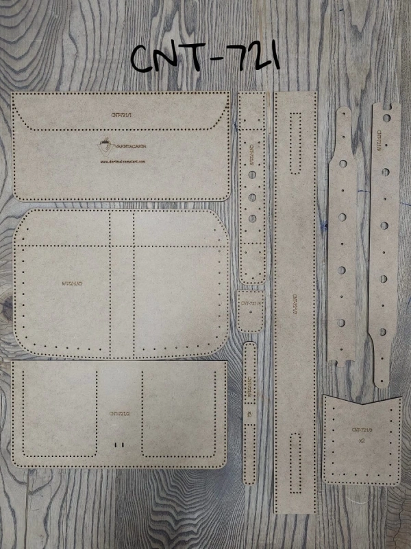 Deri CNT721 Canta Sablonu (KUSGOZLU)