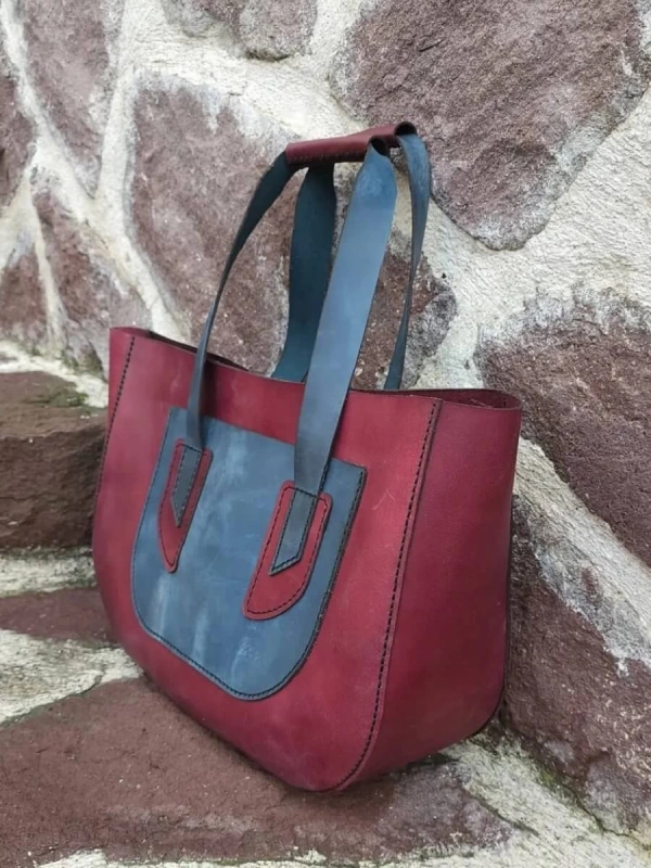 Deri CNT911 Canta Sablonu (EL BAVULU)