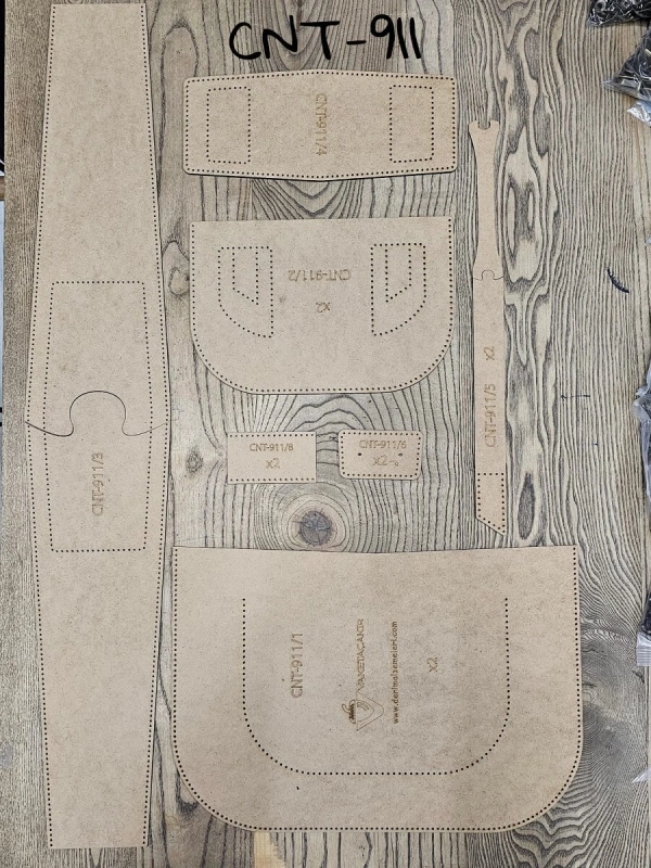 Deri CNT911 Canta Sablonu (EL BAVULU)