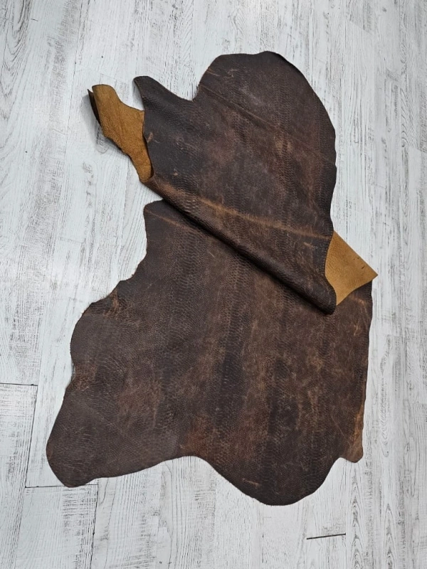 Crocodile Baskılı Crazy Deri (1.4mm 1.6mm)