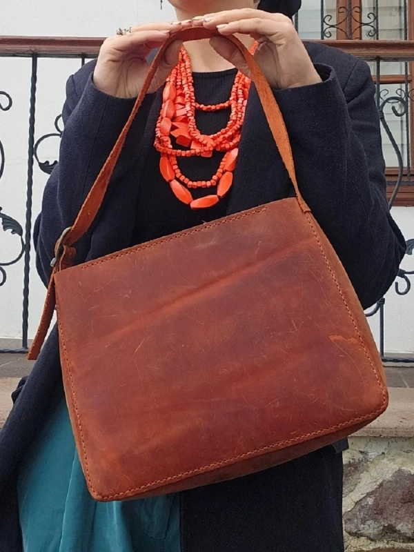 Deri CNT211 Canta Sablonu (MANGO)