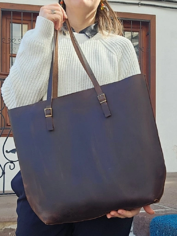 Deri CNT711 Canta Sablonu (YARGICI)